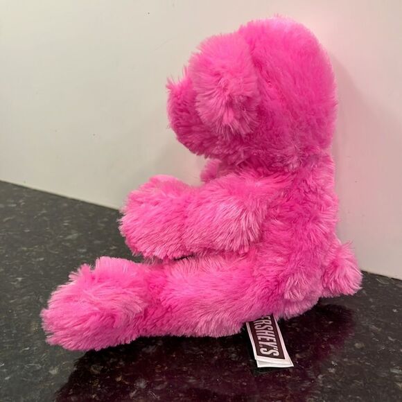 Hershey’s 11” Bubble Yum Teddy Bear Pink Stuffed Plush Animal Toy Play Doll - Picture 4 of 9